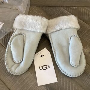 UGG® UGG Genuine Shearling Lined Mittens (Girls) 2-4 YR